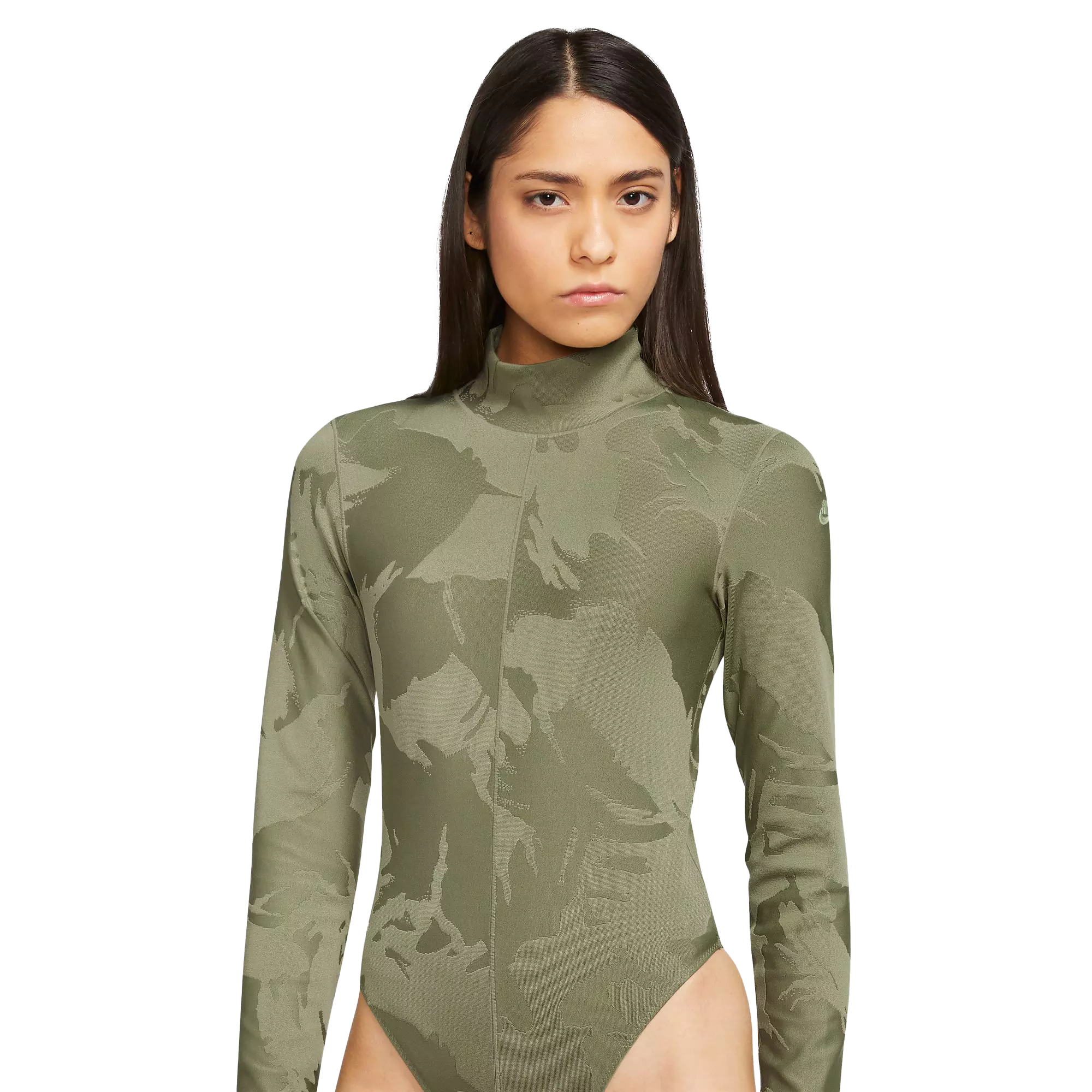 Olive green nike sales bodysuit